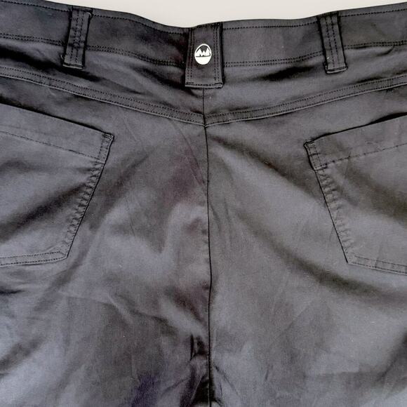 Wrangler Outdoor Flex Performance Zip Cargo Shorts Stretch Men Size 42 Off Black - Picture 8 of 12